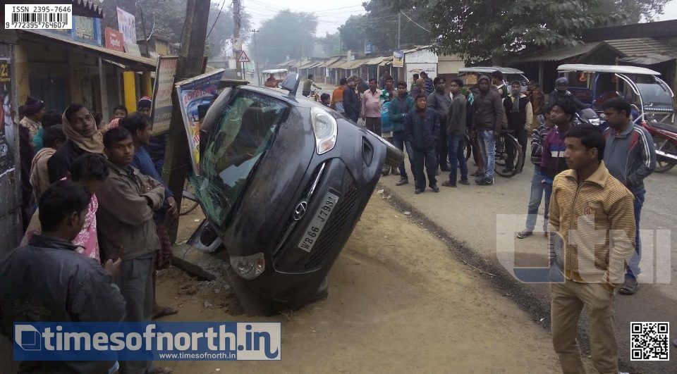 Early Morning Kaliaganj Road Accident Claimed One Life and Two Injured