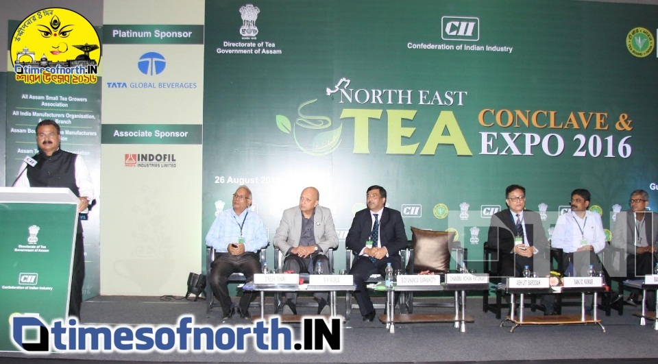 NORTH EAST TEA CONCLAVE & EXPO 2016 WAS HELD TODAY BY CII AND ASSAM GOVERNMENT