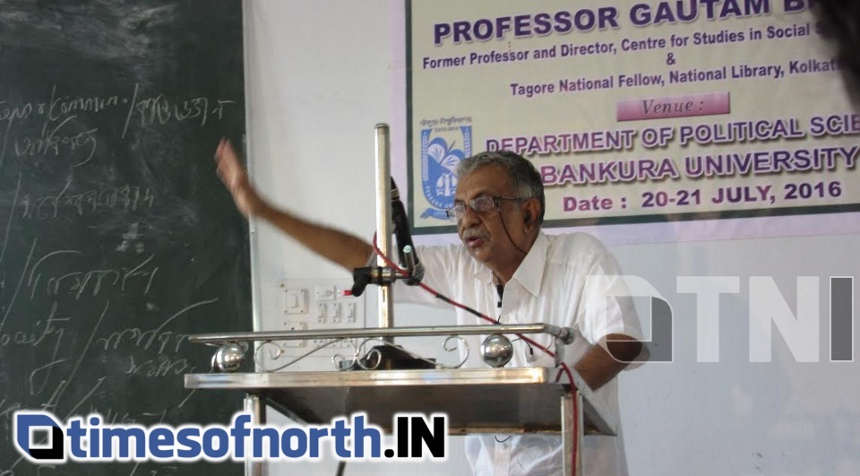 PROF. GAUTAM BHADRA DELIVERS SPECIAL LECTURES AT BANKURA UNIVERSITY