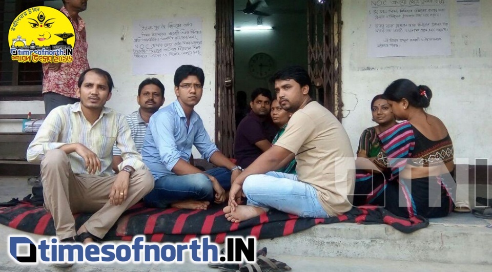 HUNGER STRIKE BY TEACHERS AT ISLAMPUR HIGH SCHOOL