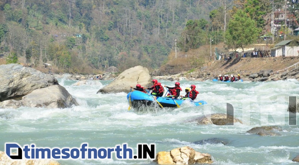 WATER RAFTING EXPEDITION BY ARMY FLAGGED OFF FROM SIKKIM