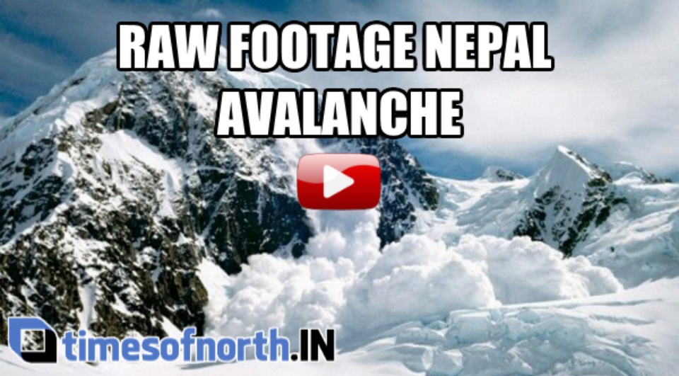RAW NEPAL QUAKE AVALANCHE FOOTAGE [VIDEO]