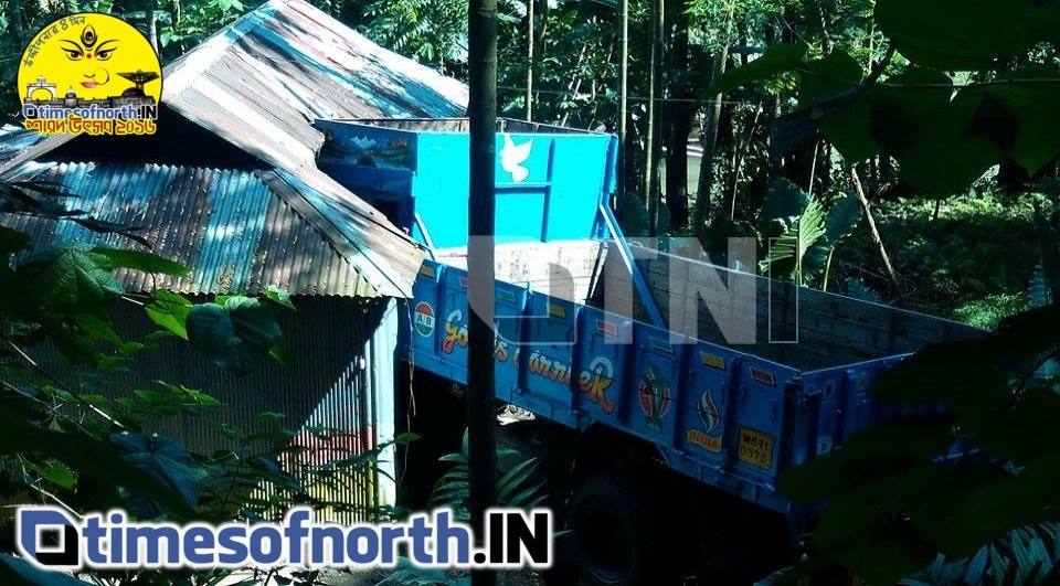 BOY SAVED MIRACULOUSLY AS TRUCK RAMS IN HOUSE AT FALAKATA