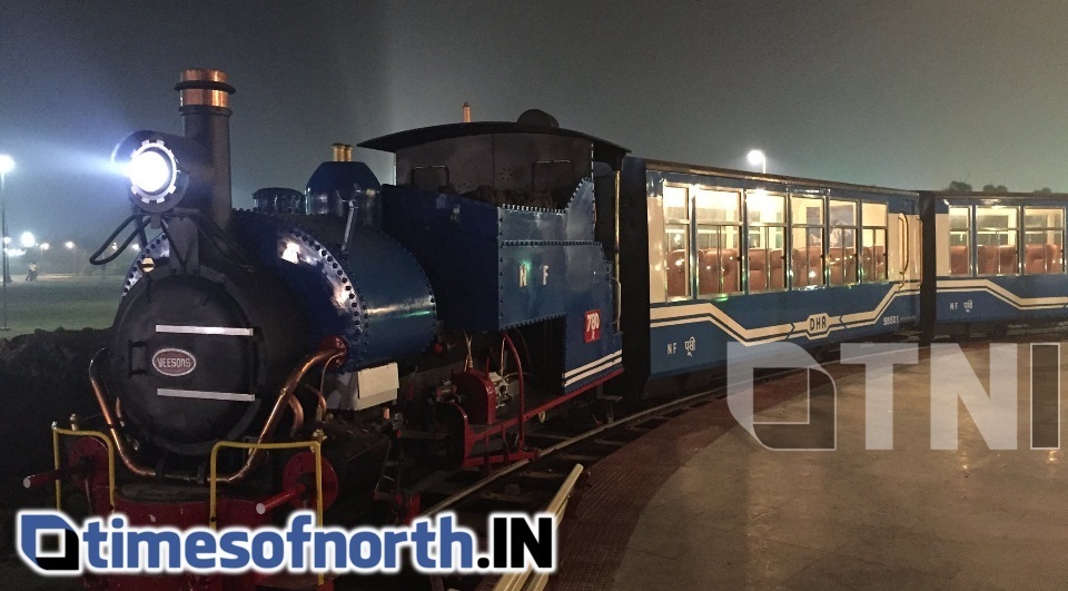 DARJEELING TOY TRAIN IN RAJARHAT, KOLKATA