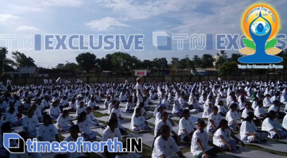 INTERNATIONAL YOGA DAY CELEBRATED AT COOCHBEHAR AND TUFANGUNJ