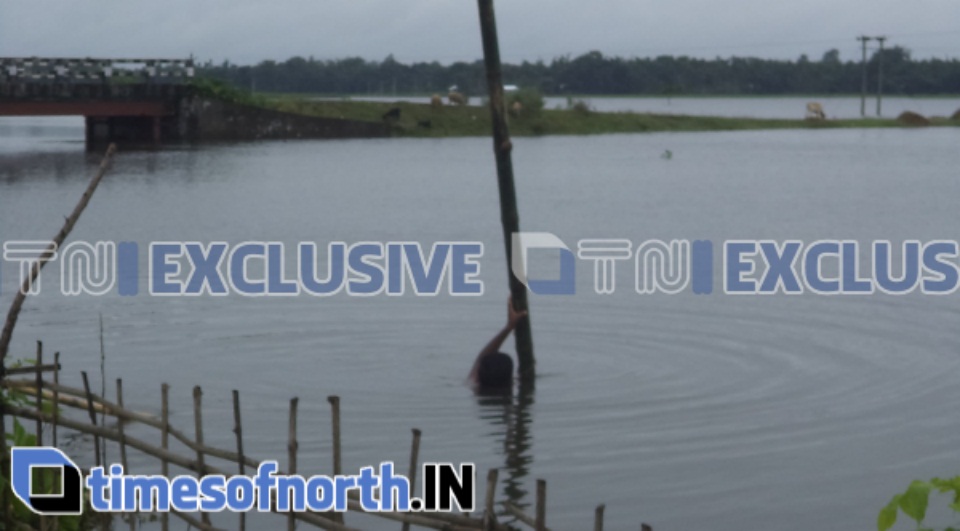 FLOOD SITUATION WORSENS AT TUFANGANJ SUB DIVISION VILLAGES