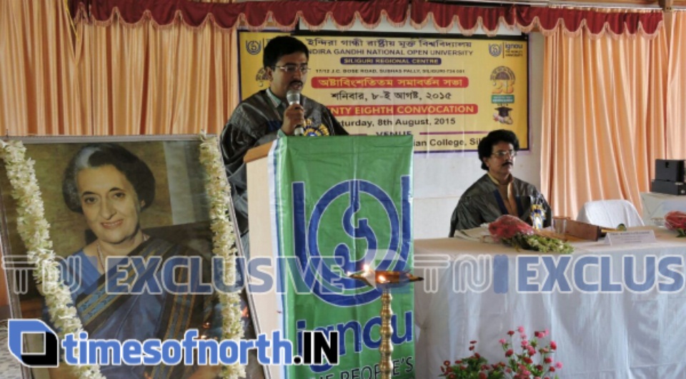 28TH IGNOU REGIONAL CONVOCATION WAS HELD AT SILIGURI TODAY