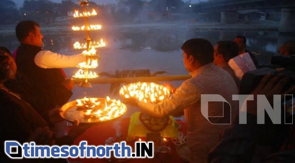 MAHANANDA AARTI PERFORMED IN SILIGURI FOR CLEAN MAHANANDA