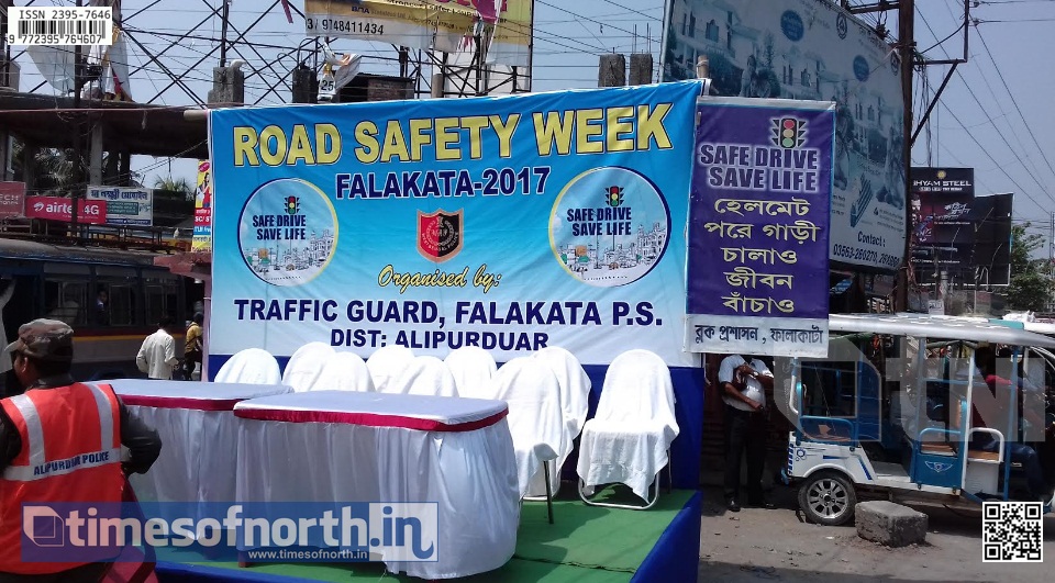 Road Safety Week Observed at Falakata Today