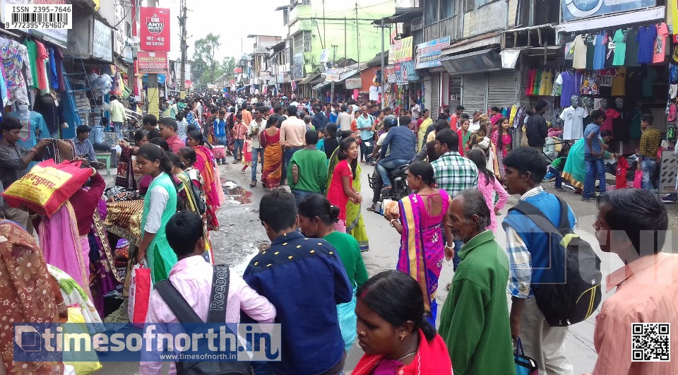 Brisk Business at Falakata for the occasion of Asthami Snan