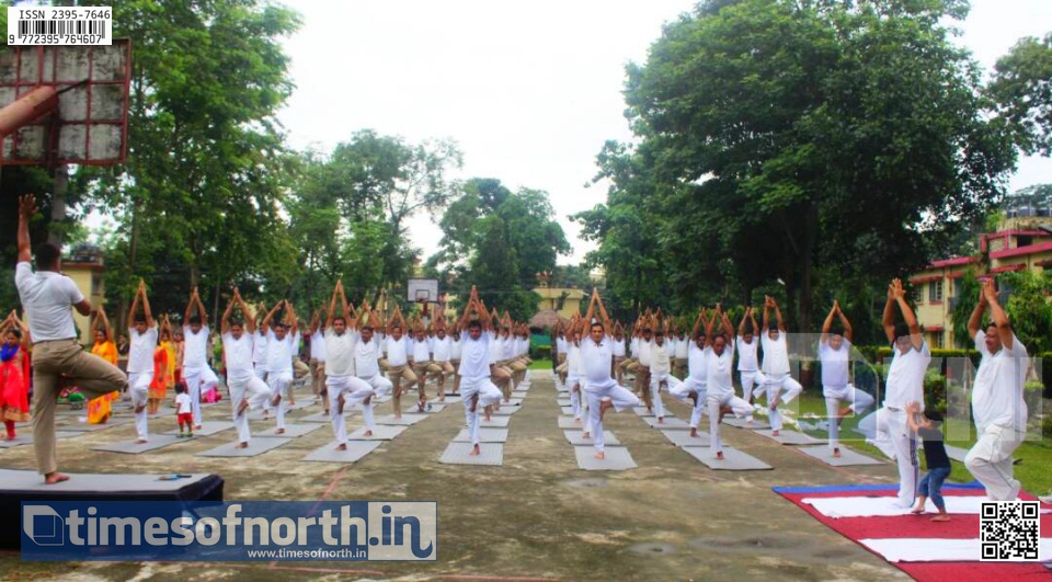 International Yoga Day Celebrated by SSB Falakata Today