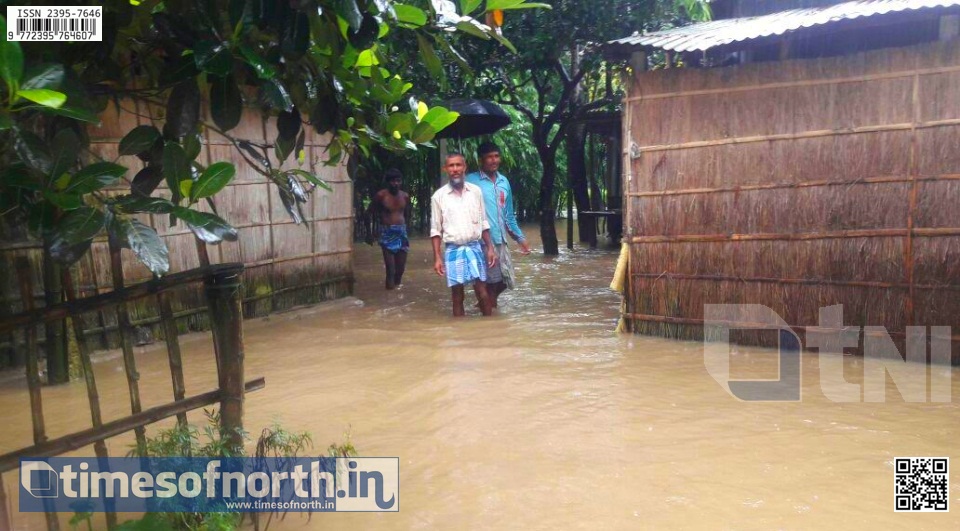 Flood-Like Situation Engulf Mainaguri Block, 100 Acres Land Eroded by River